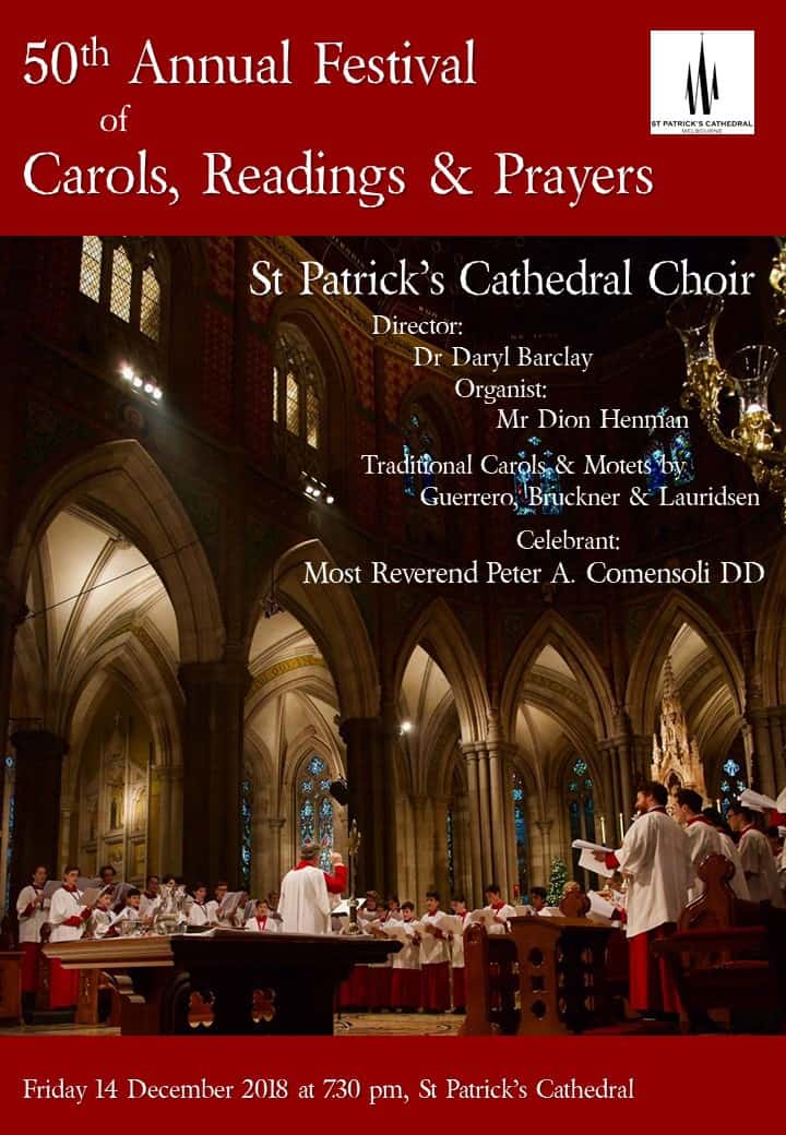 Carols Service St Patrick S Cathedral Classic Melbourne